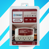 Zyrkuit Protector Electrónico de Voltaje y Sobretensión – Máxima Protección para Refrigeradores (Hasta 27 cu. ft.) | Protección Contra Altos/Bajos Voltajes, Apagones y Picos Eléctricos