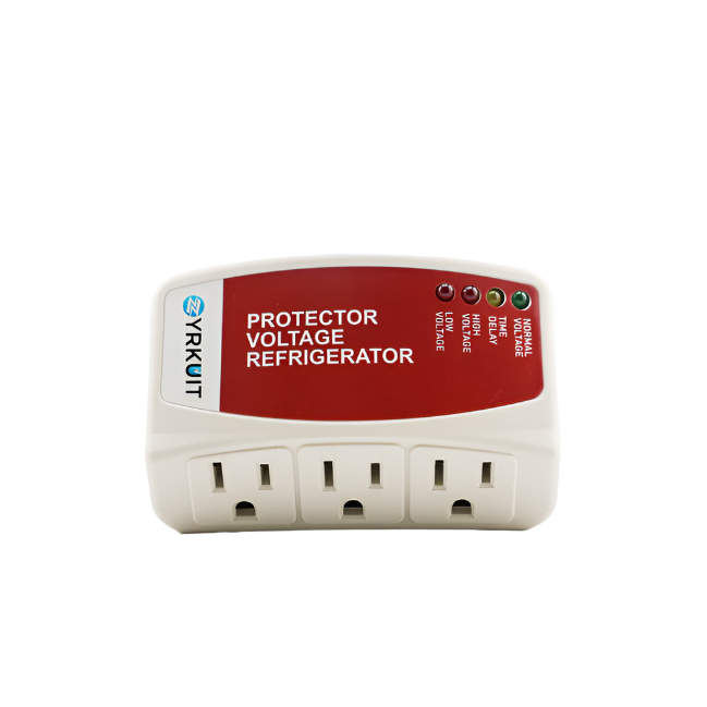 Zyrkuit Protector Electrónico de Voltaje y Sobretensión – Máxima Protección para Refrigeradores (Hasta 27 cu. ft.) | Protección Contra Altos/Bajos Voltajes, Apagones y Picos Eléctricos