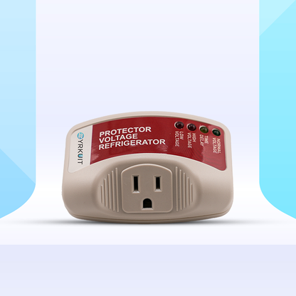 Zyrkuit Protector Electrónico de Voltaje y Sobretensión – Máxima Protección para Refrigeradores (Hasta 27 cu. ft.) | Protección Contra Altos/Bajos Voltajes, Apagones y Picos Eléctricos
