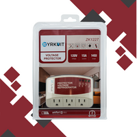 Zyrkuit Protector Electrónico de Voltaje y Sobretensión – Máxima Protección para Refrigeradores (Hasta 27 cu. ft.) | Protección Contra Altos/Bajos Voltajes, Apagones y Picos Eléctricos